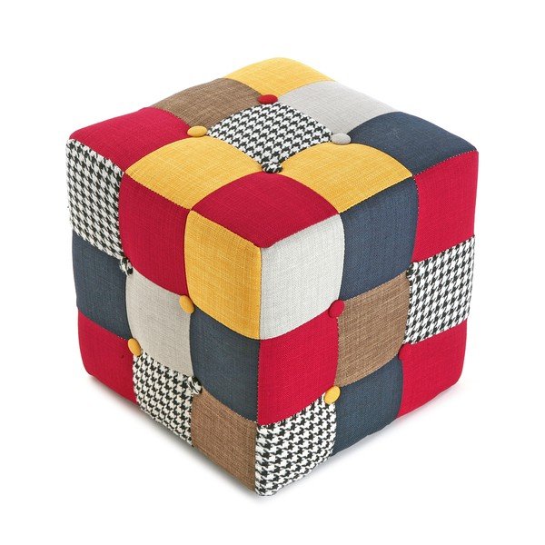 Puf na sedenie Patchwork Multi