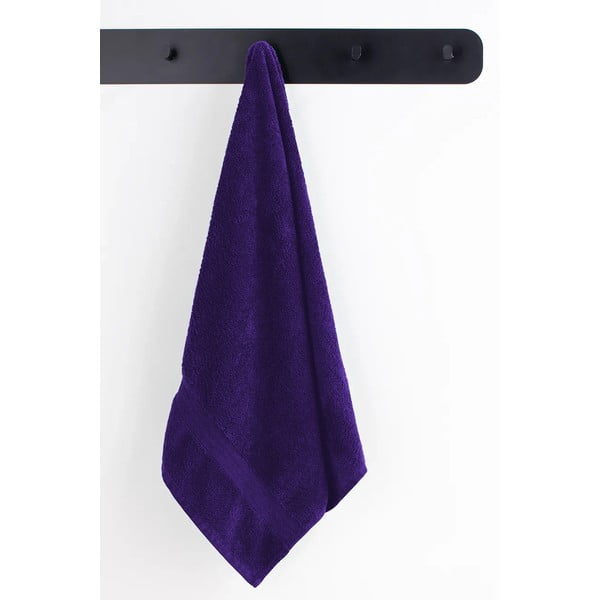 Set 2 bavlnených fialových osušiek a 4 uterákov DecoKing Marina-image-1