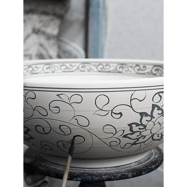 Biele keramické umývadlo 60x40 cm Priori – Sapho-image-1