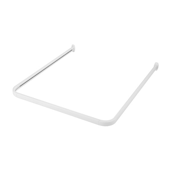 Biela tyč na sprchový záves Era – Wenko-image-3