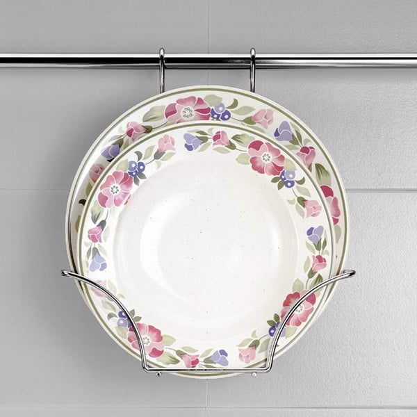 Závesný držiak na pokrievky z pochrómovanej ocele Lonardo – Metaltex-image-1