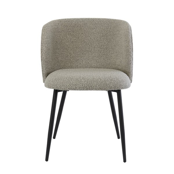 Sivé čalúnené jedálenské kreslo Elyna – Light & Living-image-2