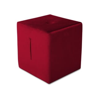 Červený puf Mazzini Sofas Margaret, 40 × 45 cm