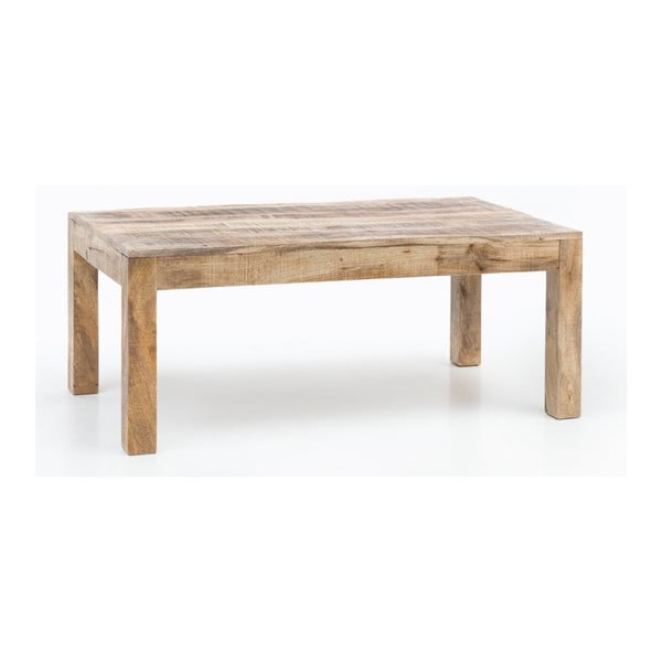 Konferenčný stôl z masívneho mangového dreva Skyport RUSTICA, 110 x 60 cm