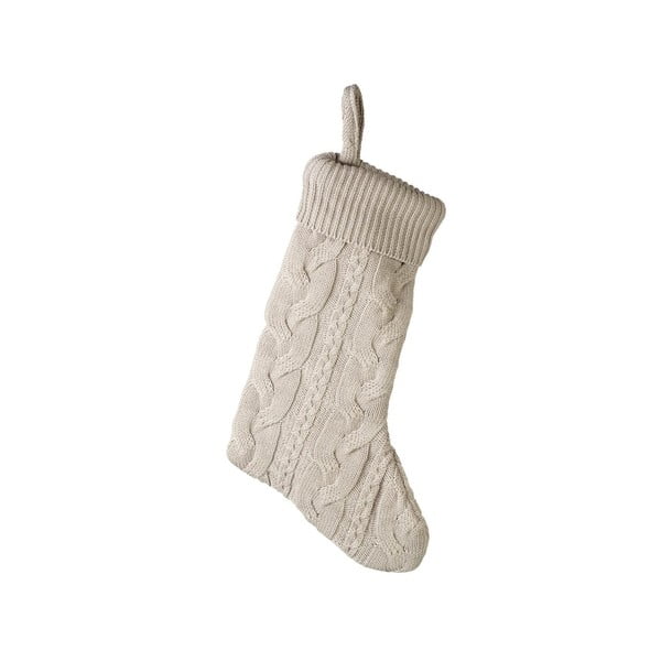 Béžová vianočná ponožka Parlane Uma
