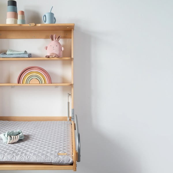 Závesný prebaľovací pult v prírodnej farbe Roba style - Roba-image-4