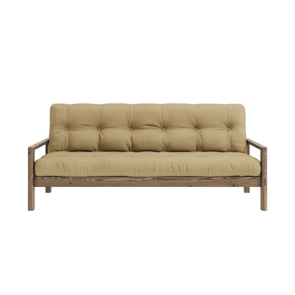 Rozkladacia pohovka v horčicovej farbe 205 cm Knob – Karup Design
