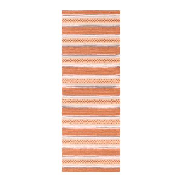 Oranžový koberec vhodný do exteriéru Narma Runö, 70 × 100 cm