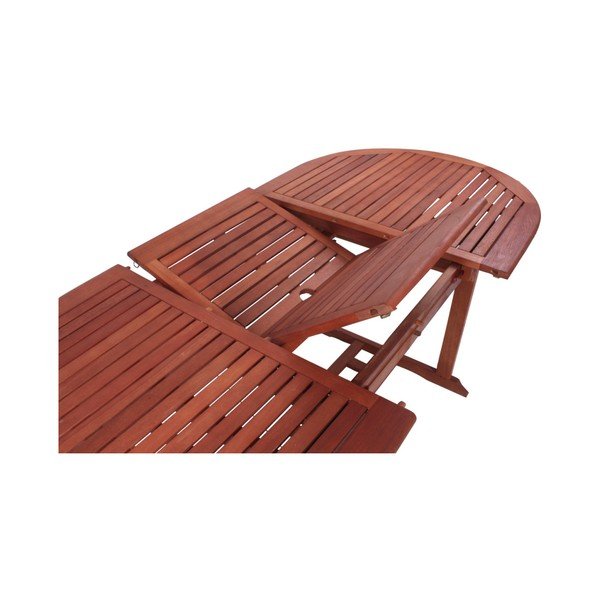 Záhradný jedálenský stôl z eukalyptového dreva 90x150 cm Stockholm – Garden Pleasure-image-4