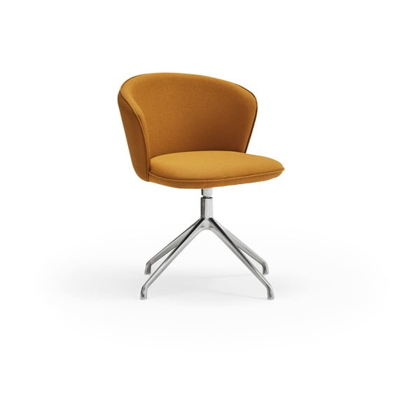 Otočné jedálenské stoličky v súprave 2 ks v horčicovej farbe Add – Teulat