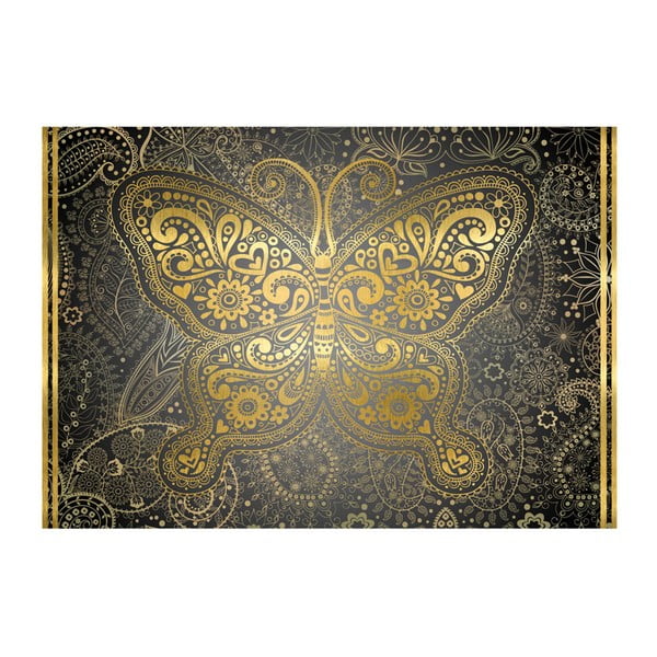 Veľkoformátová tapeta Artgeist Golden Butterfly, 280 × 400 cm