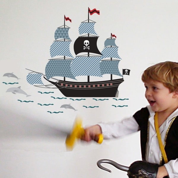 Nástenné samolepky Art For Kids Pirate Ship