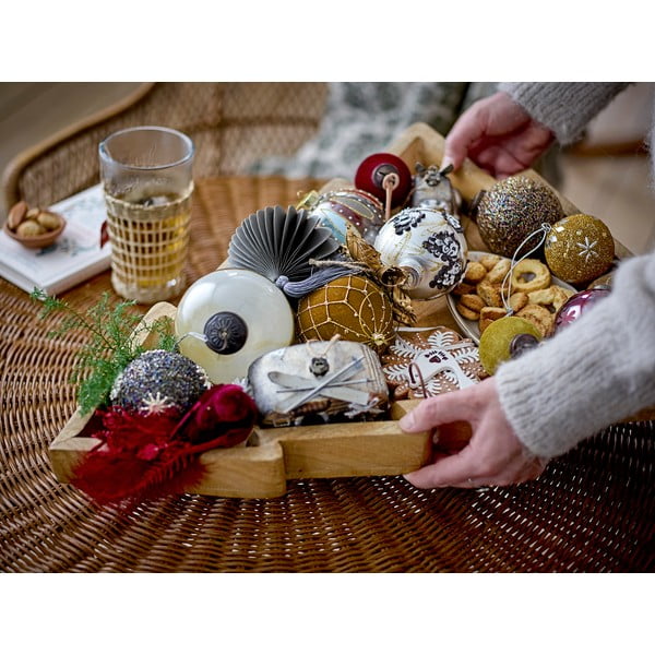 Sklenená vianočná ozdoba Mouna – Bloomingville-image-1