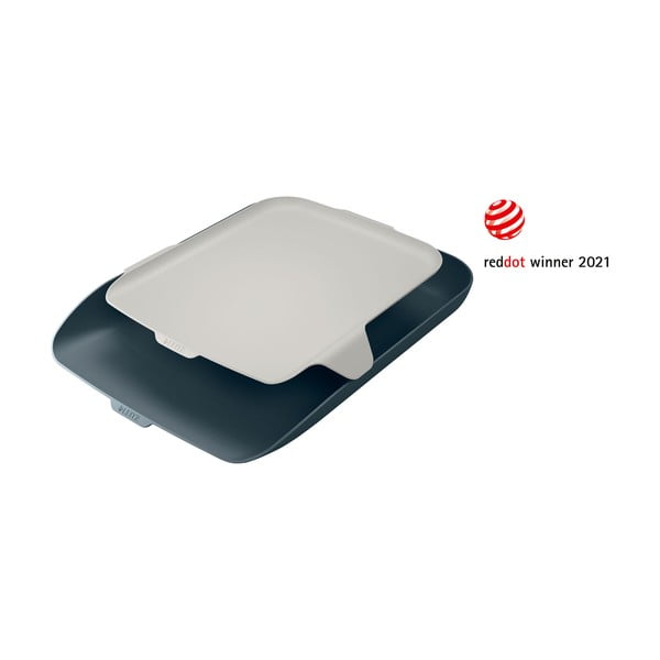 Sivý odkladač na dokumenty s organizérom Leitz Cosy-image-3