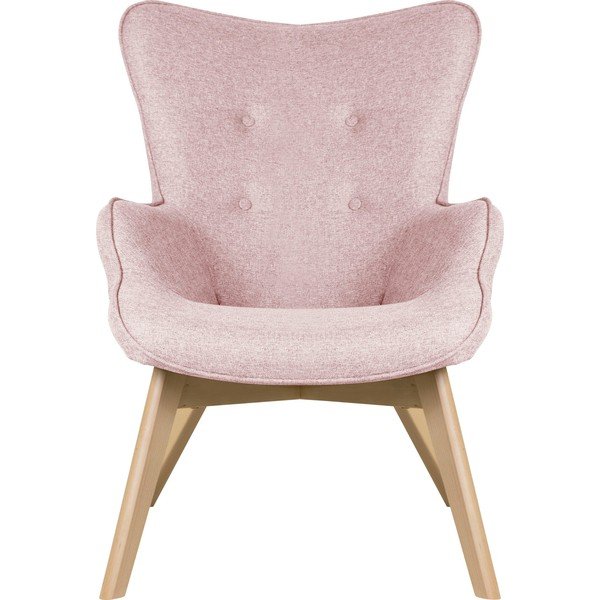 Svetloružové kreslo Niko – Ropez-image-2