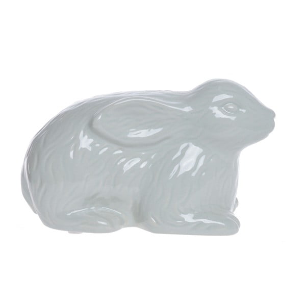 Zelená keramická dekoratívna soška Ewax Fuzzy Rabbit