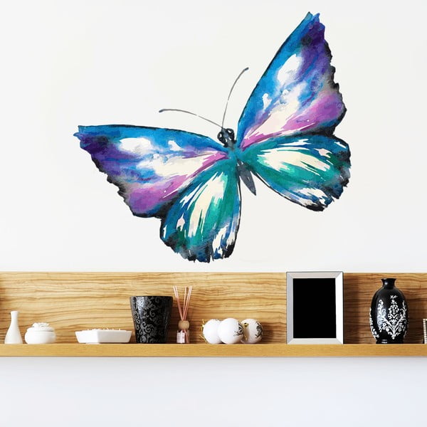 Samolepka Maľovaný motýľ, 70x50 cm