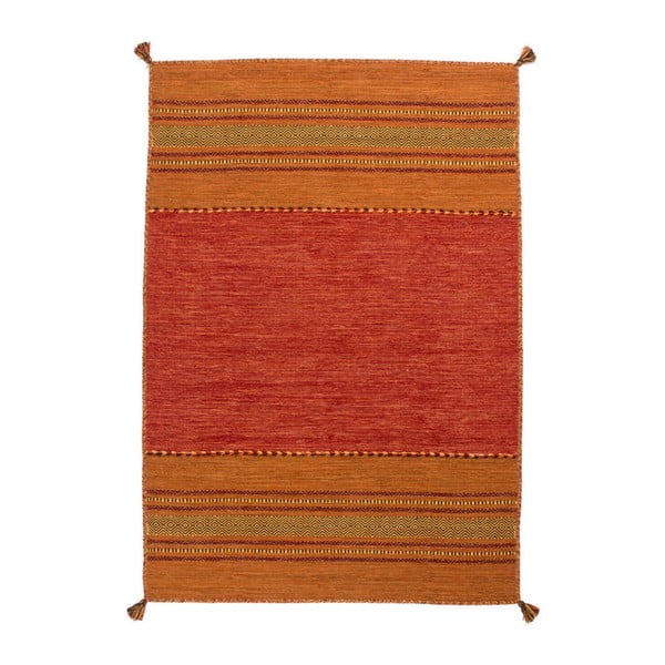 Oranžový koberec Kayoom Native Terra, 120 x 170 cm