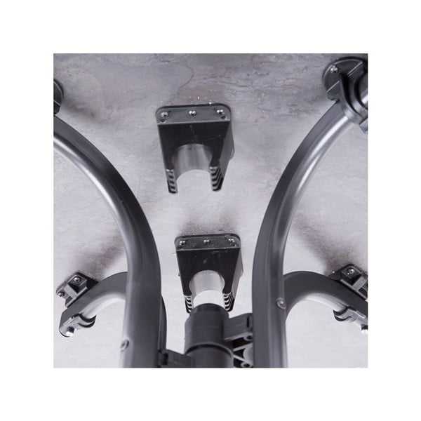 Kovový okrúhly záhradný jedálenský stôl ø 70 cm Pizarra – Dajar-image-3