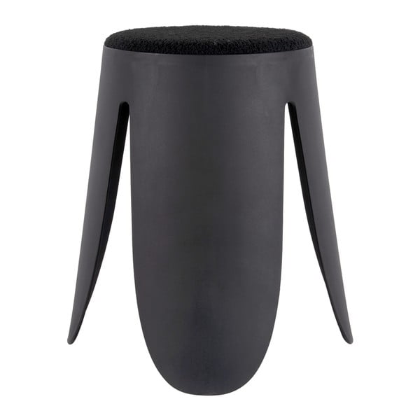 Čierna plastová stolička Savor – Leitmotiv