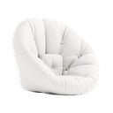 Biele rozkladacie kreslo vhodné do exteriéru Karup Design Design OUT™ Nido White