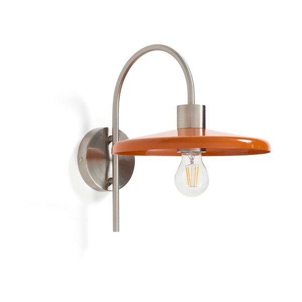 Oranžové nástenné svietidlo ø 27 cm Nuvira – Kave Home