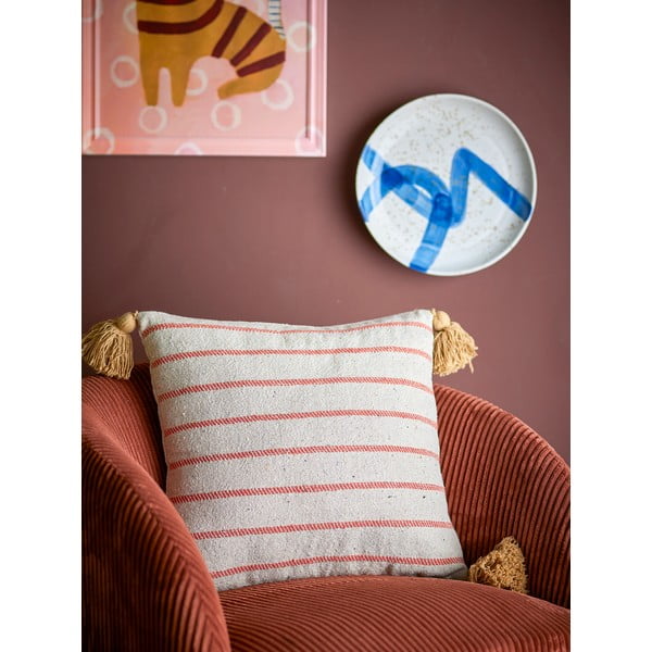 Dekoračný vankúš z recyklovanej bavlny 45x45 cm Eviaya – Bloomingville-image-2