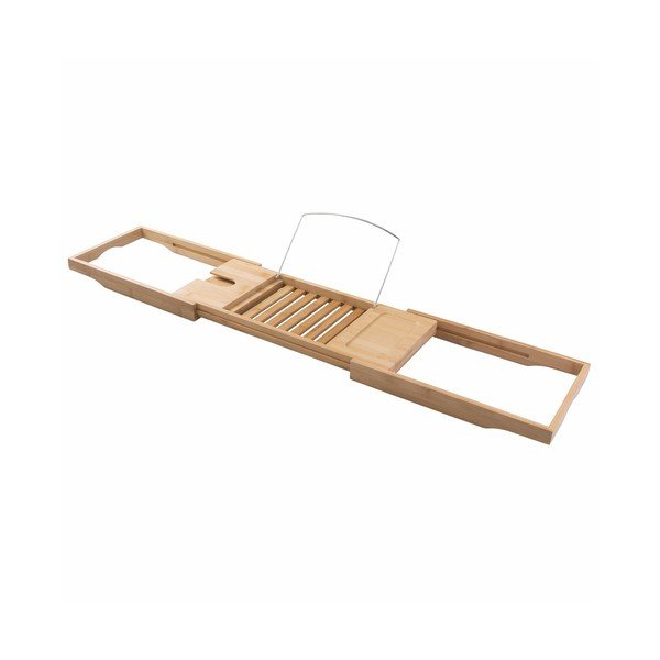 Bambusový nastaviteľný odkladací podnos na vaňu iDesign Formbu-image-3