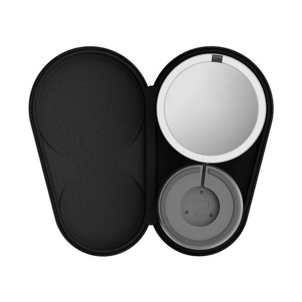 Kozmetické zrkadlo s osvetlením/zväčšovacie (zväčšenie 5x) ø 12 cm – simplehuman-image-4