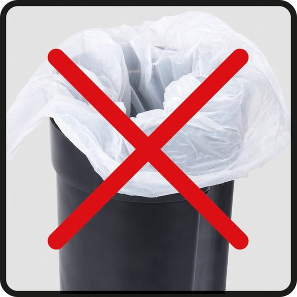 Čierny odpadkový kôš Wenko Leman, 5 l-image-4