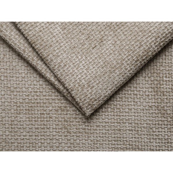 Béžová čalúnená dvojlôžková posteľ bez čela 200x200 cm Whale – Micadoni -image-3