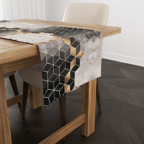 Behúň na stôl 140x45 cm Optic - Minimalist Cushion Covers-image-1