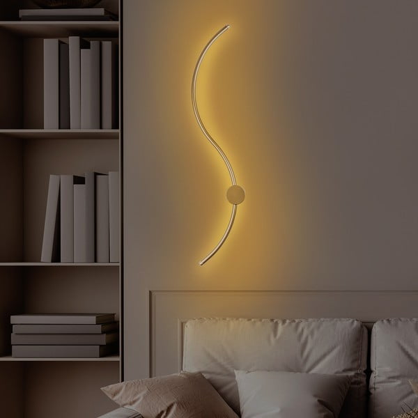 LED nástenné svietidlo v zlatej farbe Uyan – Opviq lights-image-2