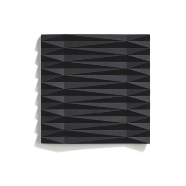Čierna silikónová podložka pod hrniec Zone Origami Yato, 16 × 16 cm