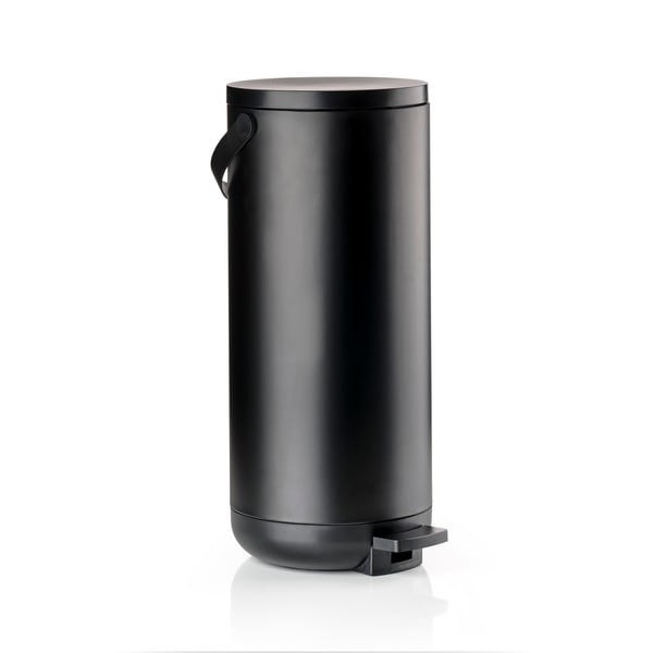 Čierny nášľapný plastový odpadkový kôš 35 l Circular – Zone-image-4