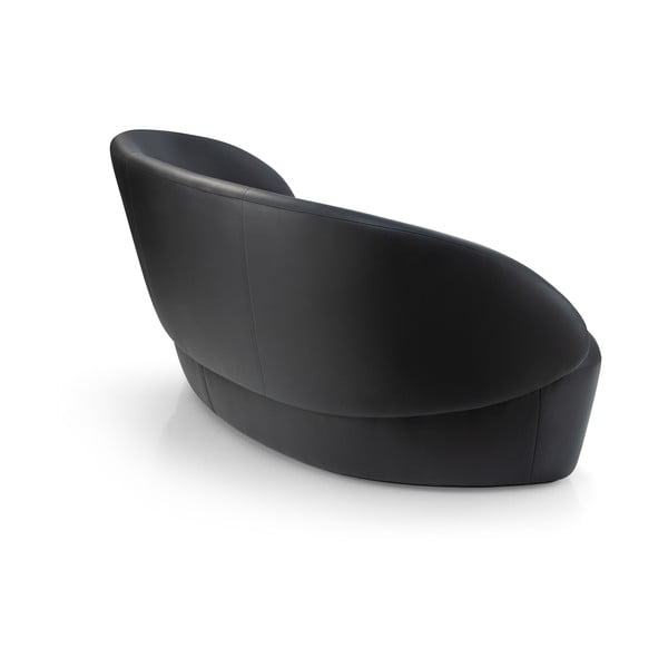 Čierna kožená pohovka EMKO Naïve, 214 cm-image-4