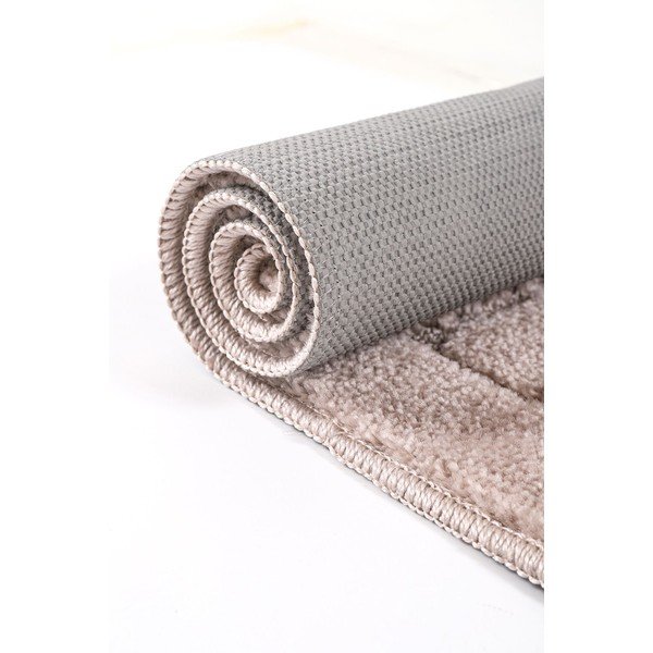 Hnedé kúpeľňové predložky v súprave 2 ks 50x80 cm Kareli – Foutastic-image-4