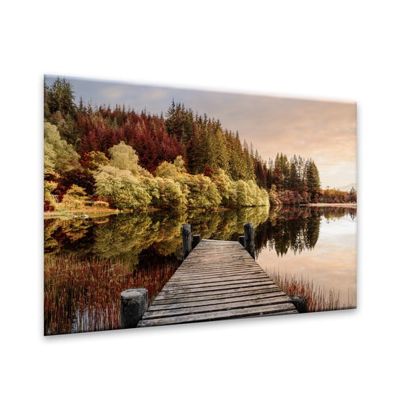Sklenený obraz Styler Autumn Path, 80 x 120 cm-image-2