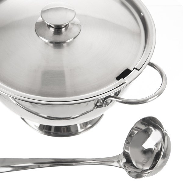 Misa z nehrdzavejúcej ocele v striebornej farbe ø 26 cm – Orion-image-3