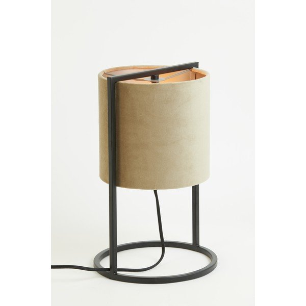 Čierno-béžová stolová lampa (výška 35 cm) Santos - Light & Living-image-3