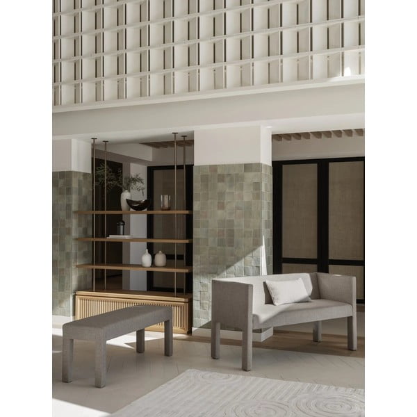 Béžová lavica z textílie buklé Sitta – Blomus-image-4