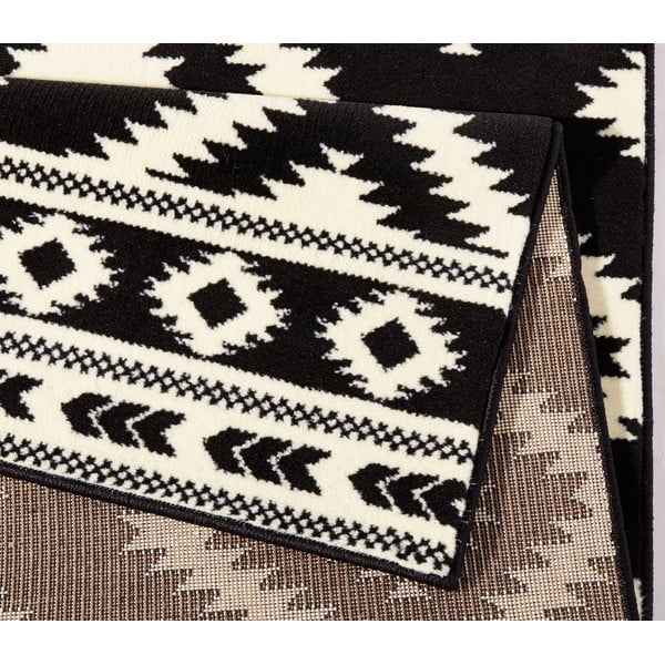 Čierno-biely behúň Hanse Home Gloria Ethno, 80 x 300 cm-image-2