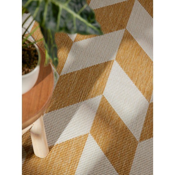 Okrovožltý/krémovobiely vnútorný a vonkajší koberec 160x230 cm Haringey Terrick – Ted Baker-image-4