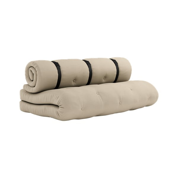 Béžová rozkladacia pohovka vhodná do exteriéru Karup Design Design OUT™ Buckle Up Beige