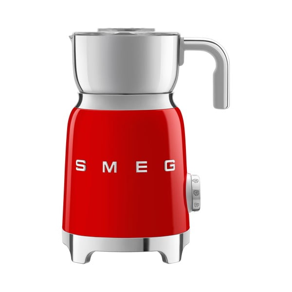 Červený elektrický šľahač mlieka Retro Style – SMEG