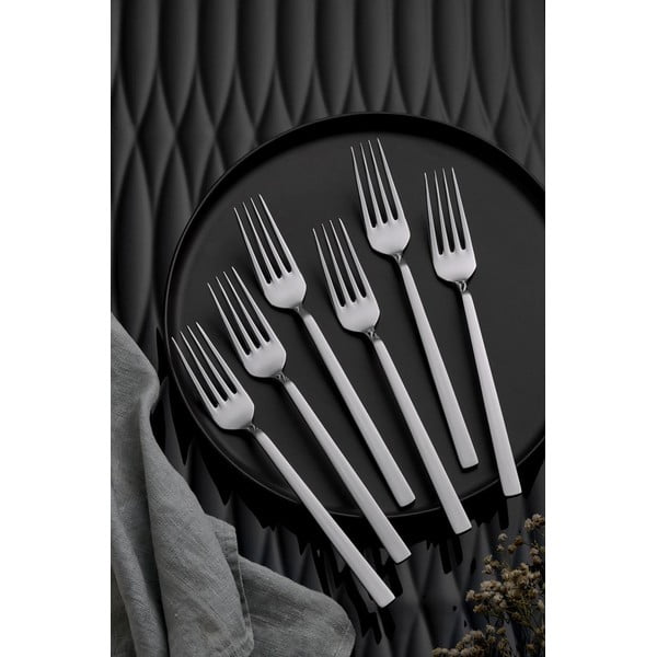 Antikoro príbor v striebornej farbe 36 ks – Hermia-image-3