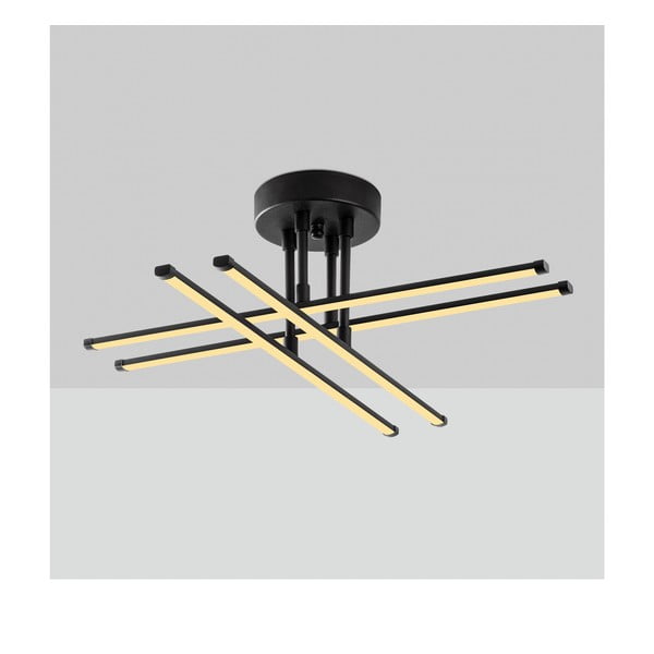 Čierne LED stropné svietidlo Exhaust – Opviq lights-image-2