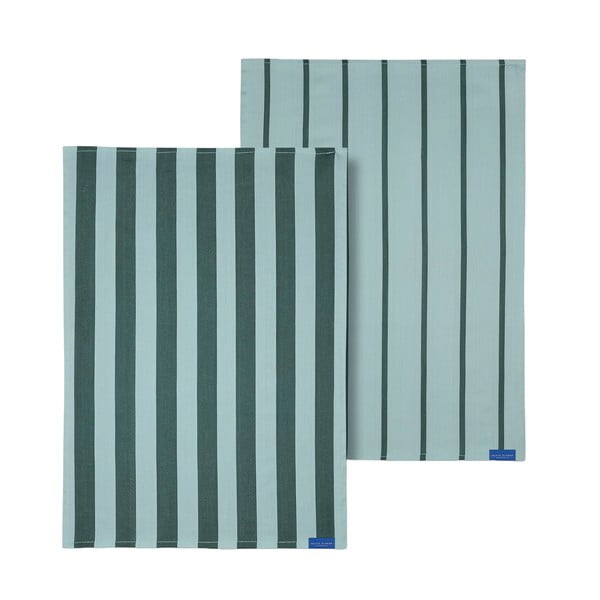 Bavlnené utierky v súprave 2 ks 50x70 cm Stripes – Mette Ditmer Denmark