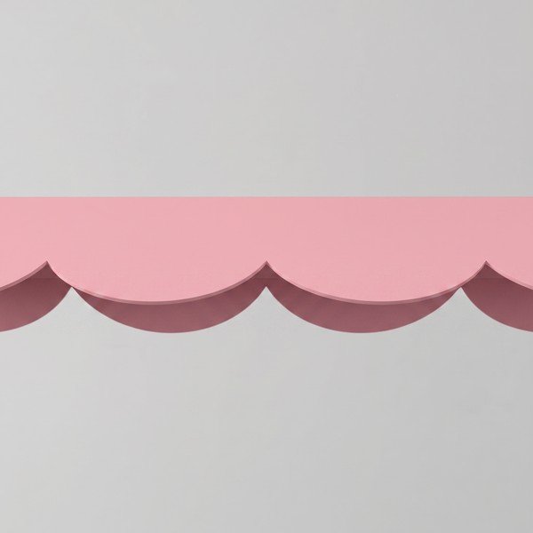 Ružové hliníkové LED závesné svietidlo BISCUIT – Thoro-image-3