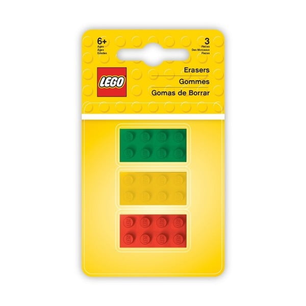 Sada 3 gúm LEGO® Iconic Bricks